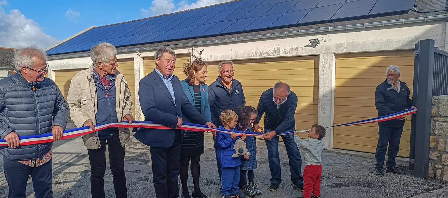 Inauguration de la première centrale photovoltaïque citoyenne à Penmarc’h