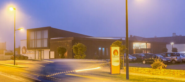 Éclairage public : salle Cap Caval et ses abords