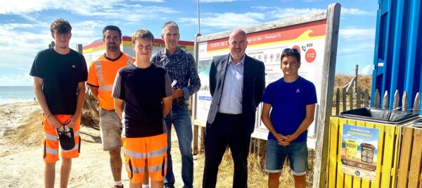 Des poubelles redéployées sur les plages : une expérimentation réussie