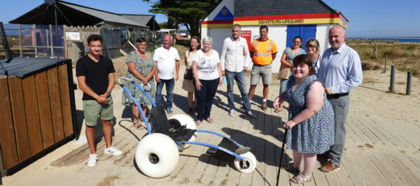 Accessibilité : de nouveaux équipements installés sur les plages du Ster et de Pors Carn
